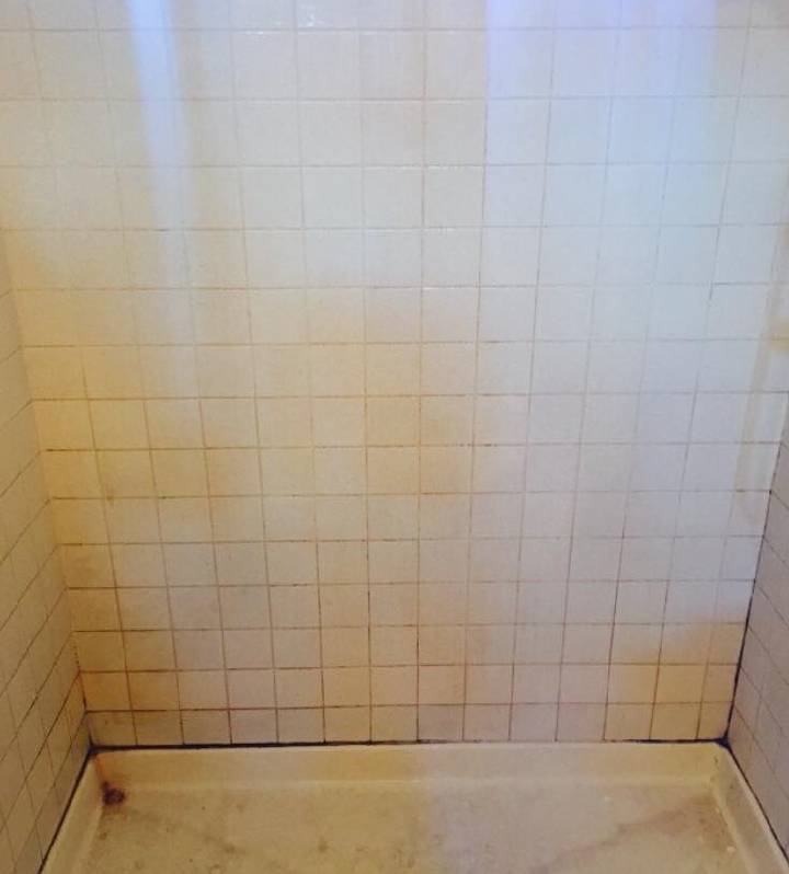 Tile-grout Cleaning Before